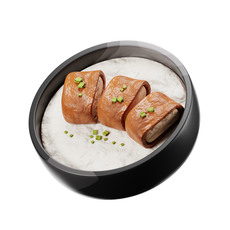 Cuisine japonaise Unagi Chazuke  3D Icon