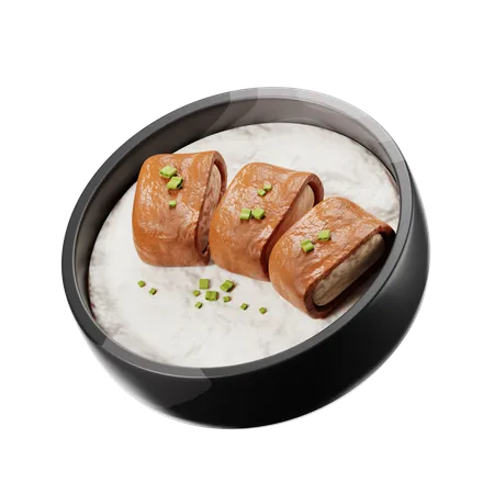 Cuisine japonaise Unagi Chazuke  3D Icon