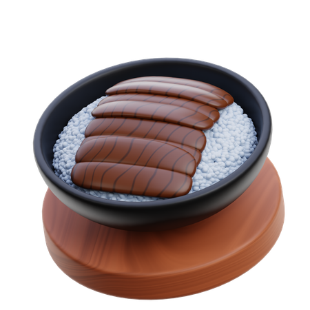 Unagi Don  3D Icon