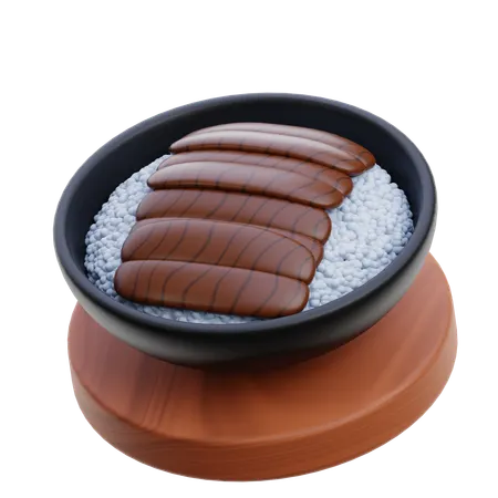 Unagi Don  3D Icon