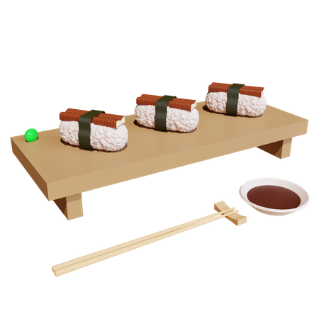 Unagi Sushi 3D Icon