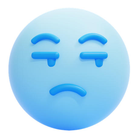 Unamused Emoji  3D Icon