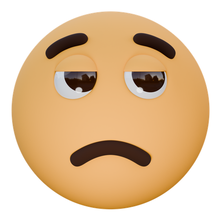 Unamused Face  3D Icon