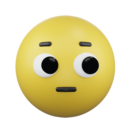 Unamused Face  3D Icon