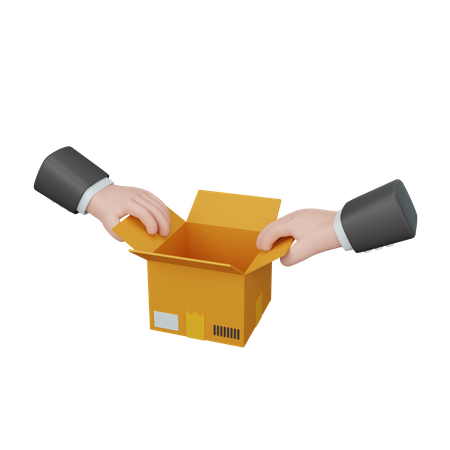 Unboxing  3D Icon
