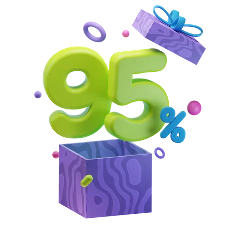 Unboxing 95 por ciento de descuento  3D Icon