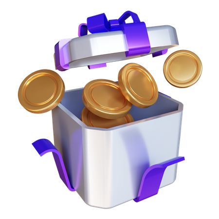 Unboxing Money  3D Icon