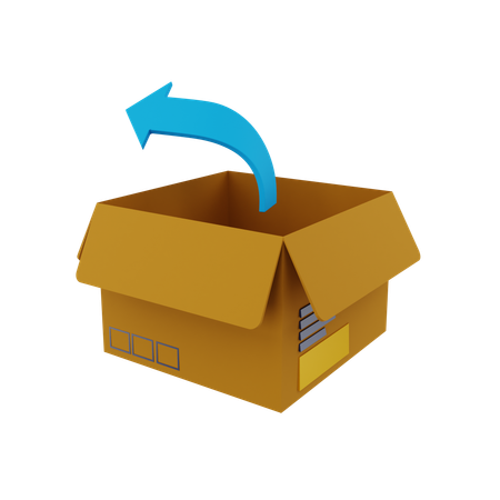Unboxing Parcel  3D Icon