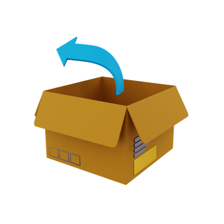 Unboxing Parcel  3D Icon