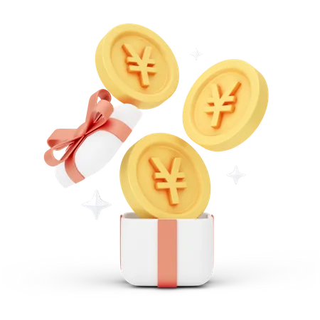 Unboxing Yen  3D Icon
