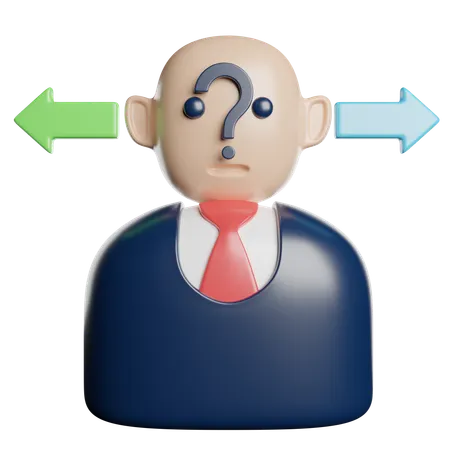 Uncertainty Alert  3D Icon