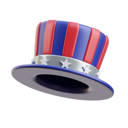 Uncle Sam Hat  3D Icon