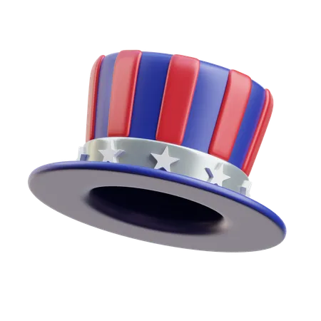 Uncle Sam Hat  3D Icon