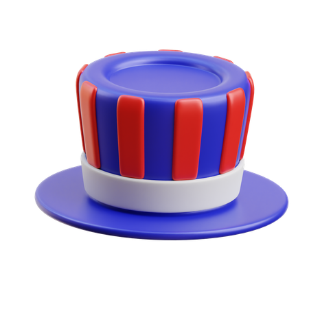 Uncle Sam Hat  3D Icon