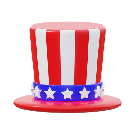 Uncle Sam Hat  3D Icon