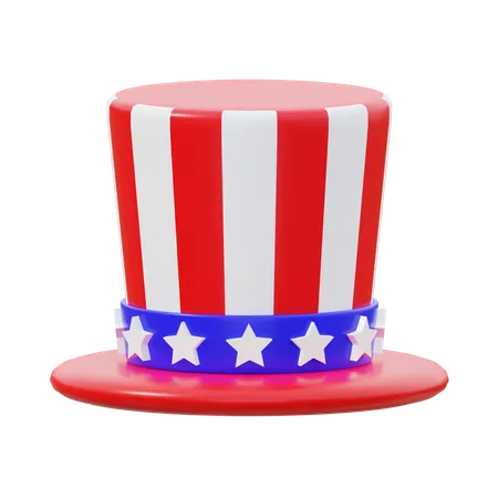 Uncle Sam Hat  3D Icon