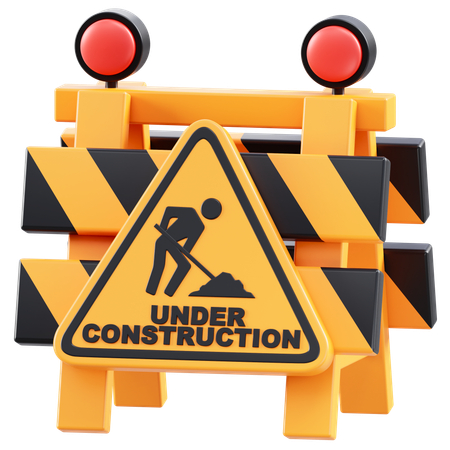 Under Construction  3D Icon