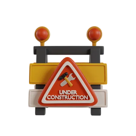 Under Construction  3D Icon