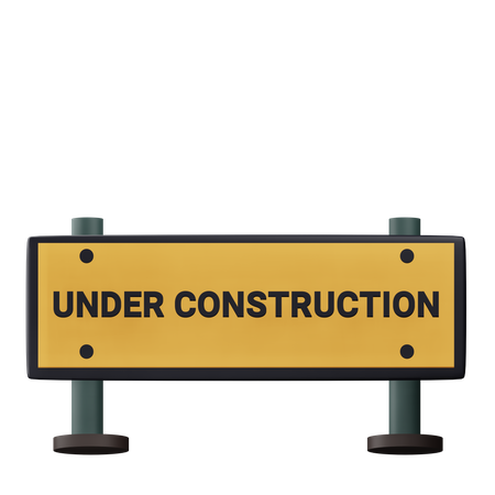 Under Construction  3D Icon