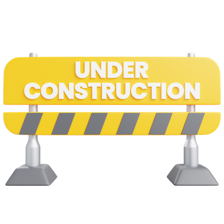 Under Construction  3D Icon