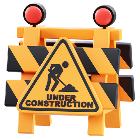 Under Construction  3D Icon