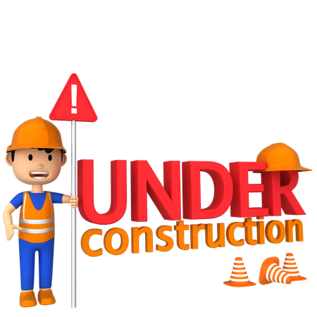 Under Construction  3D Icon