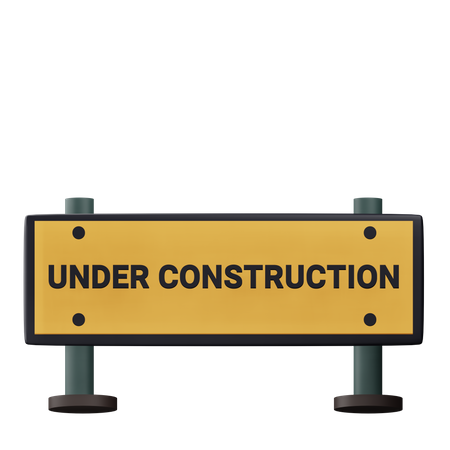 Under Construction  3D Icon