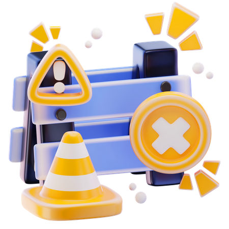 보수 작업중  3D Icon