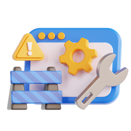 Under Maintenance  3D Icon