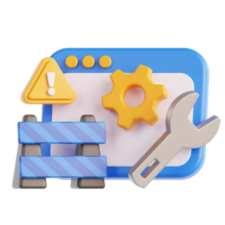 Under Maintenance  3D Icon