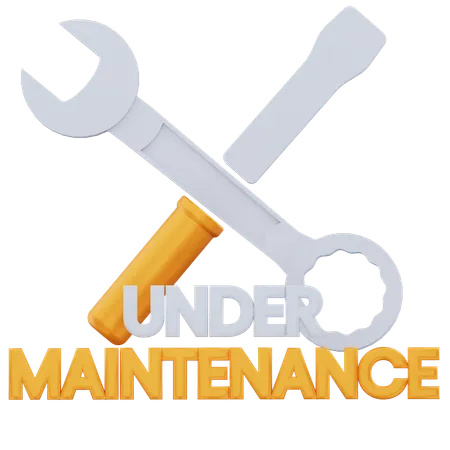 Under Maintenance  3D Icon