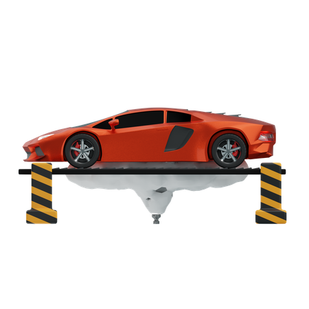 Undercarriage Wash  3D Icon