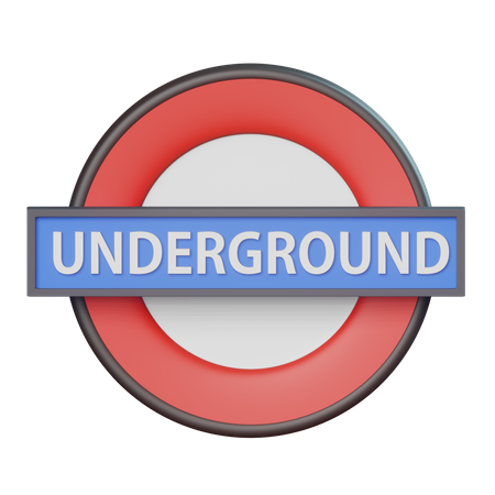 Underground roundel  3D Icon