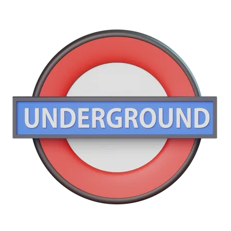 Underground roundel  3D Icon