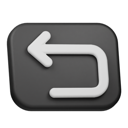 Undo  3D Icon