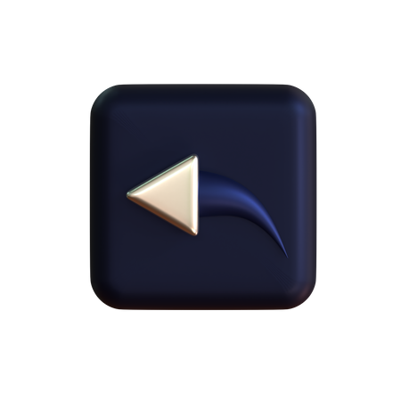 Undo  3D Icon