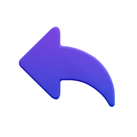 Undo  3D Icon