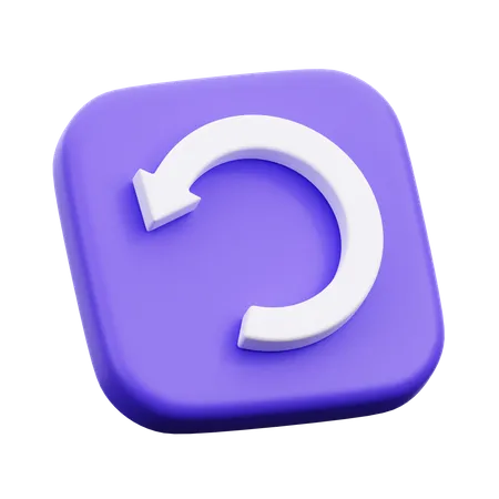 Undo  3D Icon