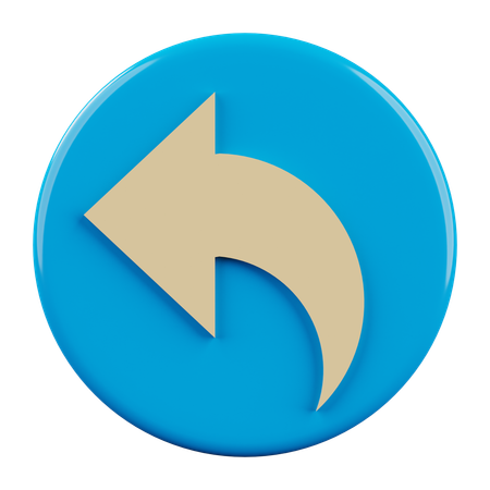 Undo  3D Icon