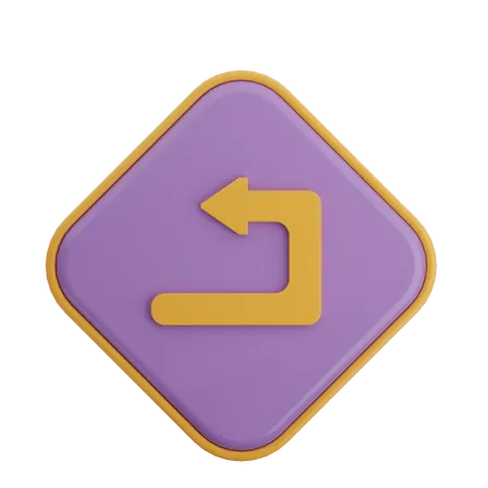 Undo Arrow  3D Icon