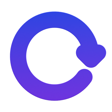 Undo Heart Arrow  3D Icon