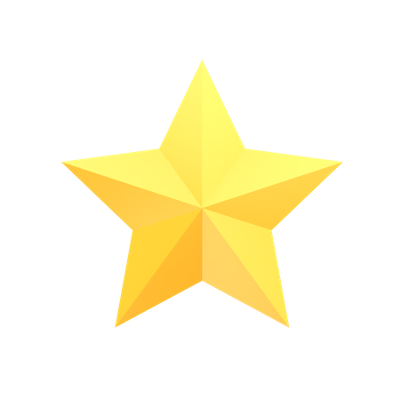 Une étoile  3D Icon