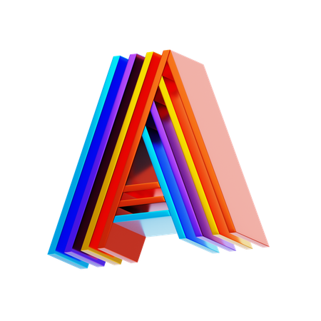 Une lettre  3D Icon