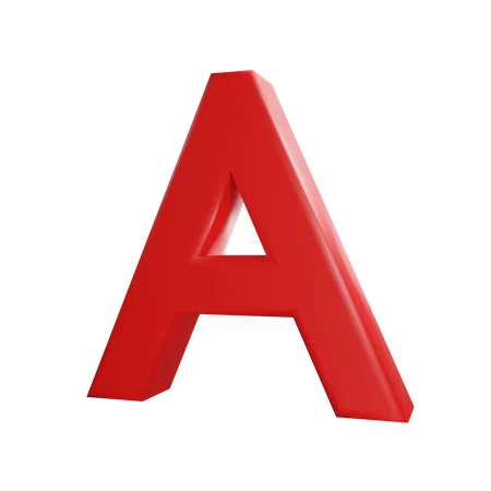 Une lettre  3D Icon