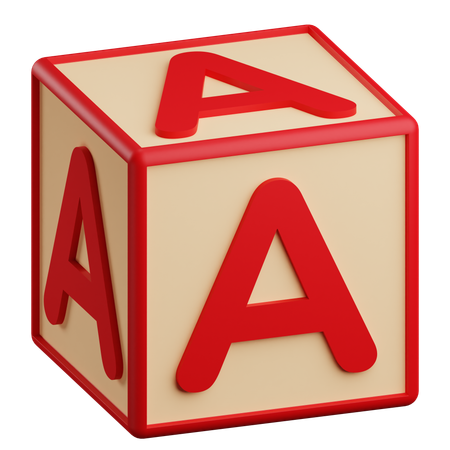 Une lettre  3D Icon