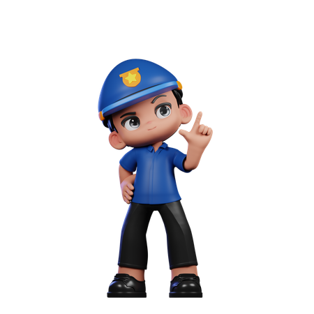 Une police mignonne qui a une idée  3D Icon