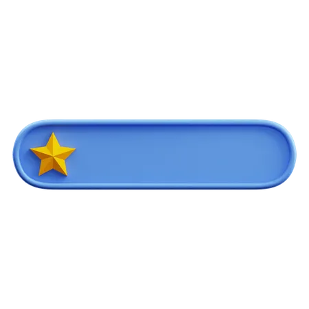 L'un des cinq étoiles  3D Icon