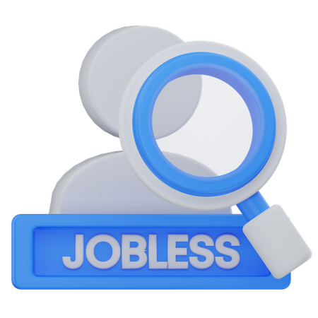 Unemployment 3D Icon