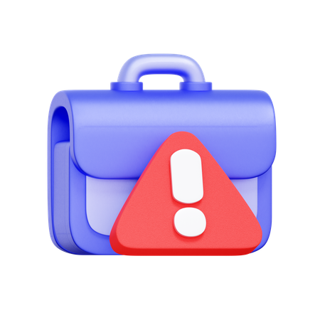 Unemployment Risk  3D Icon