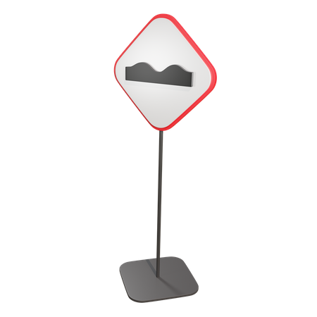 Uneven Road  3D Icon